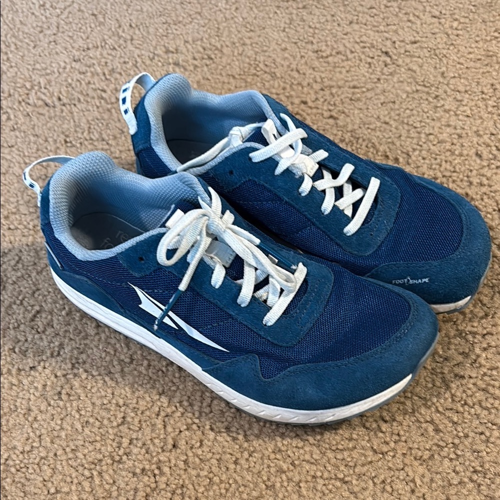 Altra Blue and White Athletic Shoes